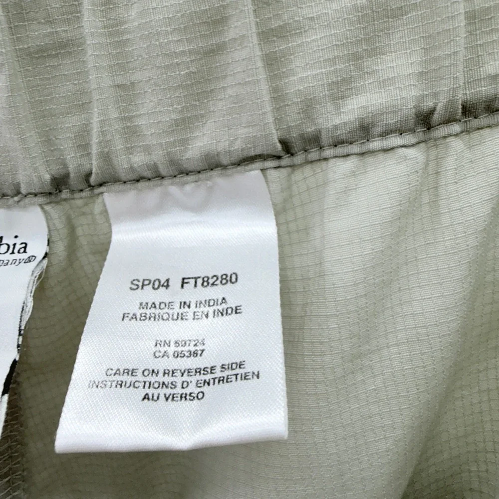 Columbia PFG Mens XLT XL Tall Fishing Convertible Nylon Cargo Pants FT8280